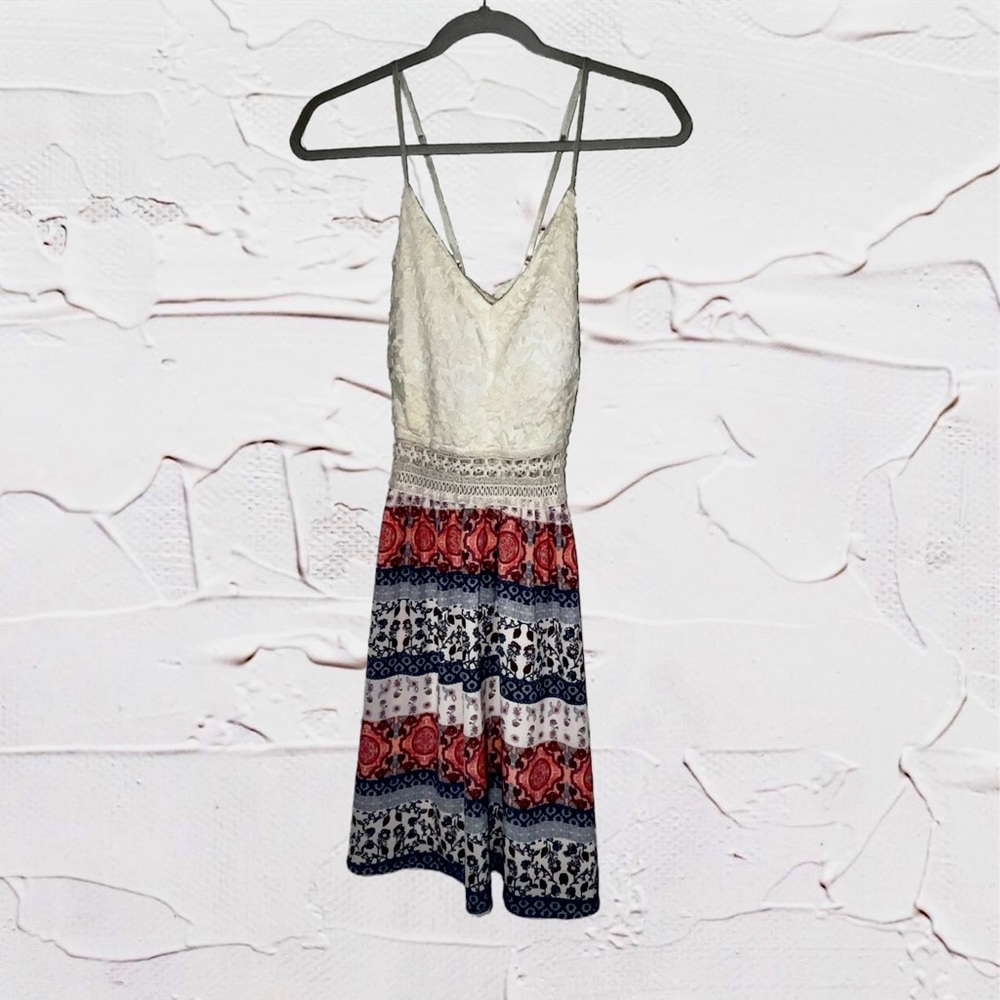 Rue21 | Spaghetti Strap Crochet Boho Dress